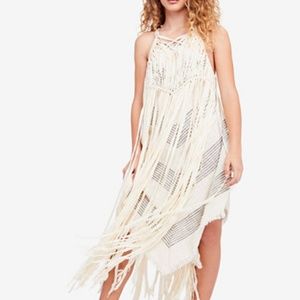 Free People Whisk Me Away Macrame Dress
